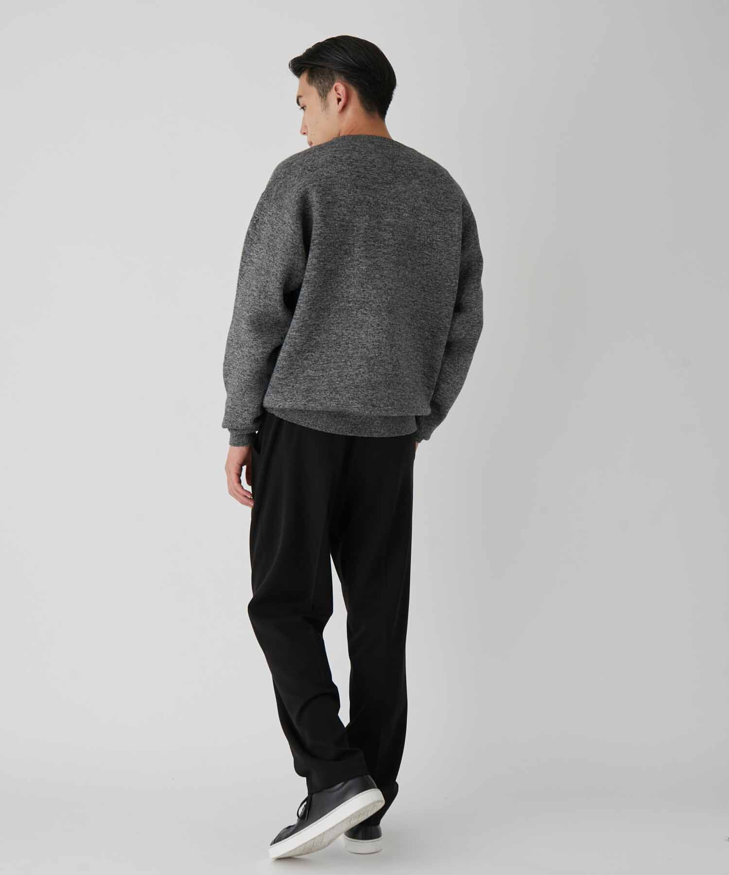 ADAM ET ROPE'「《ドラマ着用》杢スウェット クルーネック ニットプルオーバー/ヘビーウエイト/ユニセックス」|ニット・セーター|