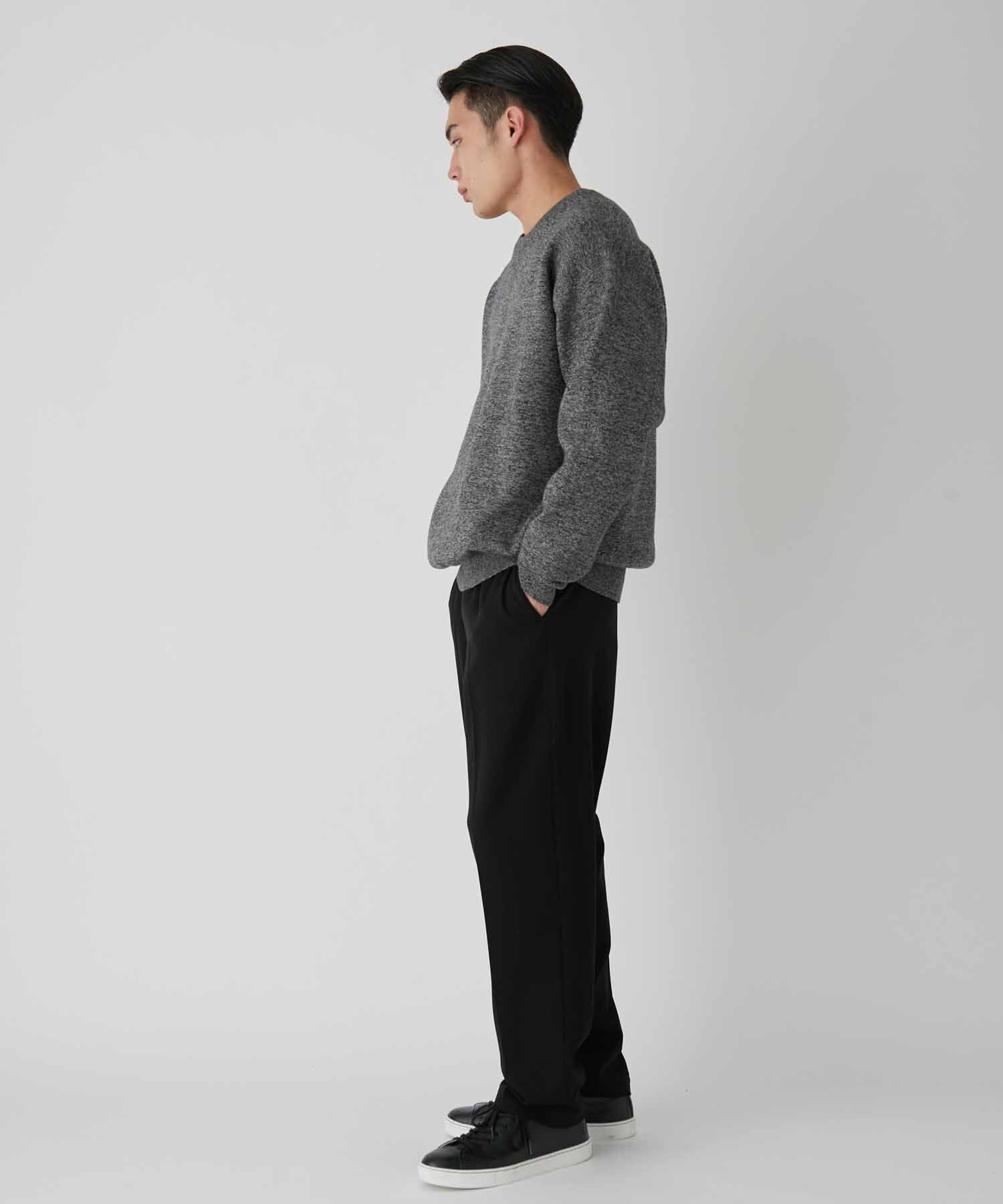 ADAM ET ROPE'「《ドラマ着用》杢スウェット クルーネック ニットプルオーバー/ヘビーウエイト/ユニセックス」|ニット・セーター|