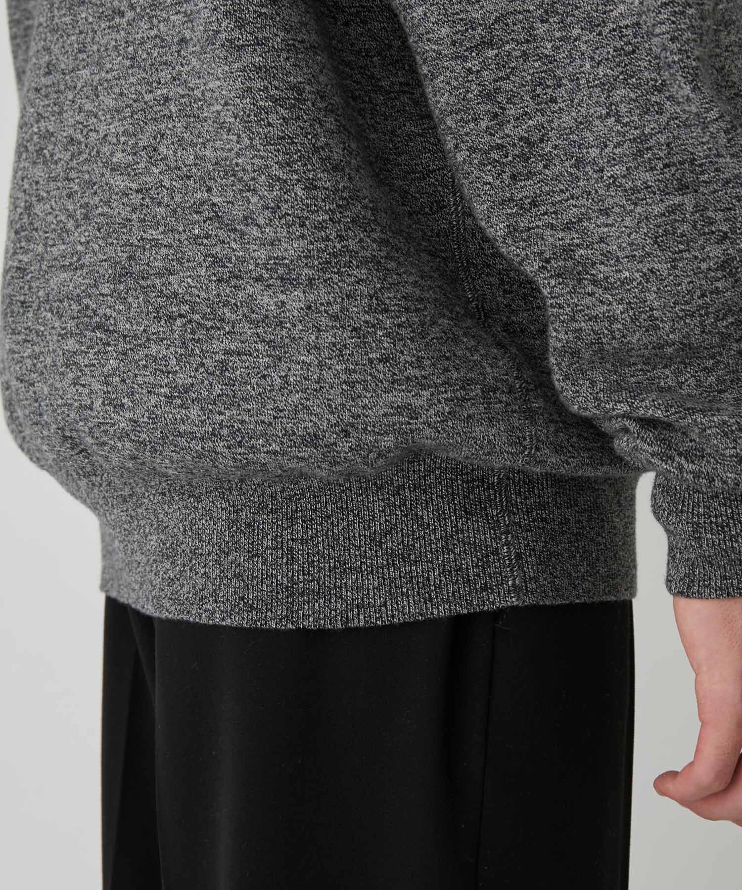 ADAM ET ROPE'「《ドラマ着用》杢スウェット クルーネック ニットプルオーバー/ヘビーウエイト/ユニセックス」|ニット・セーター|