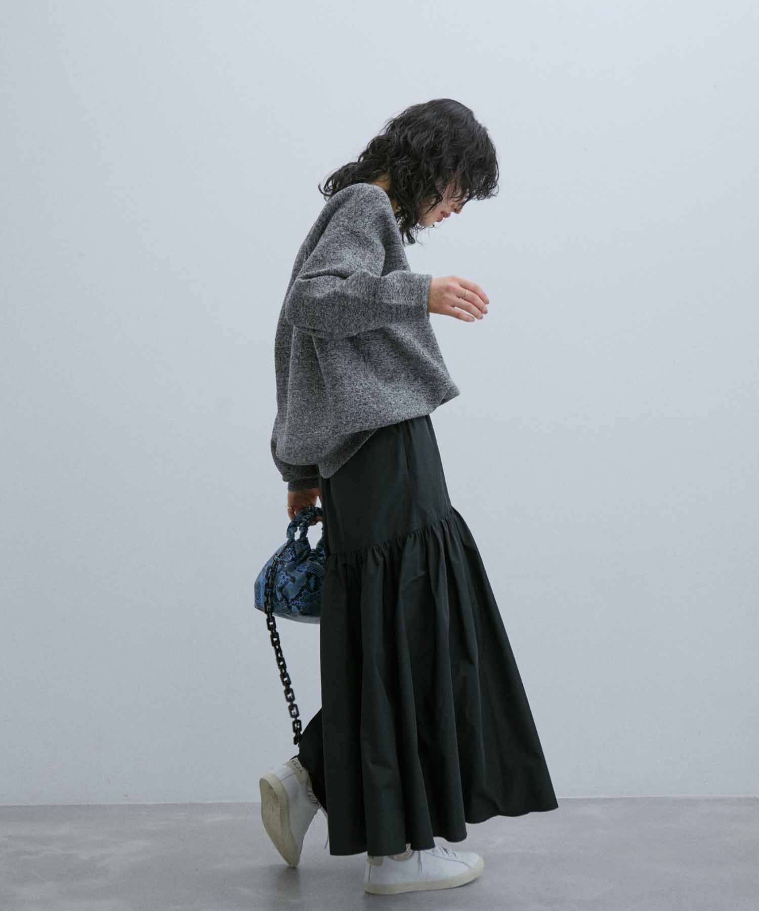 ADAM ET ROPE'「《ドラマ着用》杢スウェット クルーネック ニットプルオーバー/ヘビーウエイト/ユニセックス」|ニット・セーター|