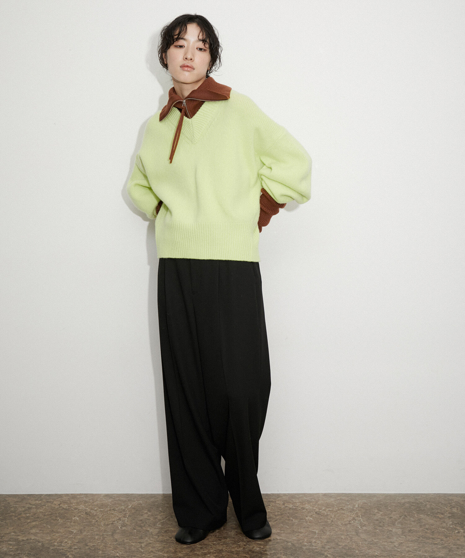 ADAM ET ROPE'「【JANE SMITH for ADAM ET ROPE'】ZIP NECK WARMER」|その他|