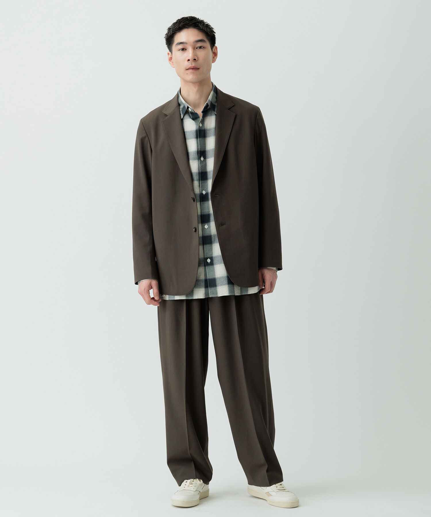 ADAM ET ROPE'「【Chambrer】リラックス テーラード イージー ジャケット / シーズンレス / セットアップ対応」|テーラードジャケット|