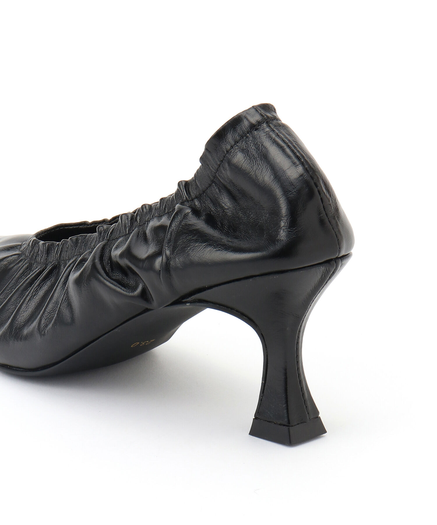 ADAM ET ROPE'「M.O.L レザーギャザーパンプス」|パンプス|