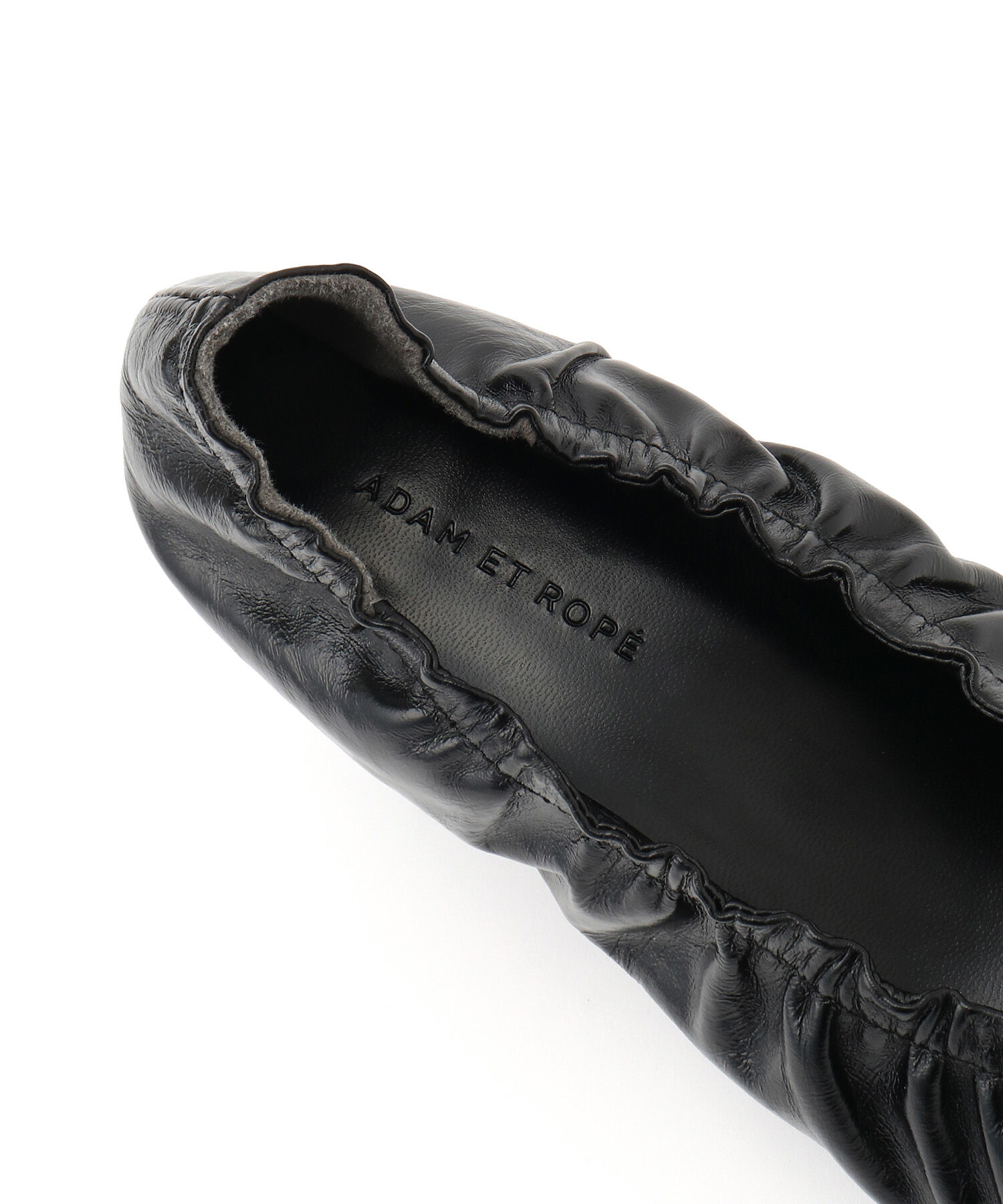 ADAM ET ROPE'「M.O.L レザーギャザーパンプス」|パンプス|