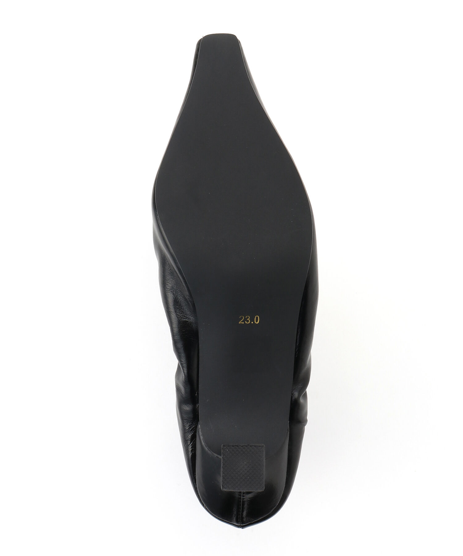 ADAM ET ROPE'「M.O.L レザーギャザーパンプス」|パンプス|