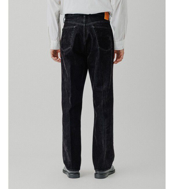 ADAM ET ROPE'「【ISKO】フロッキーデニム ストレートスラックス / ADAM ET ROPE' JEANS -IMAG-」|デニム|