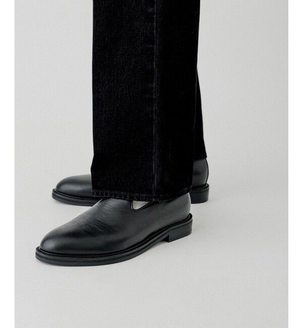 ADAM ET ROPE'「【ISKO】フロッキーデニム ストレートスラックス / ADAM ET ROPE' JEANS -IMAG-」|デニム|