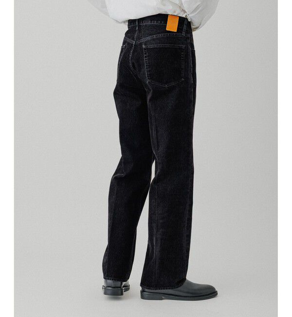 ADAM ET ROPE'「【ISKO】フロッキーデニム ストレートスラックス / ADAM ET ROPE' JEANS -IMAG-」|デニム|