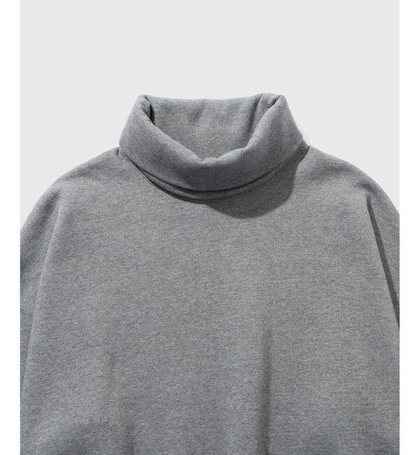 ADAM ET ROPE'「【WEB限定】ボリュームスリーブ 裏起毛 スウェット オフタートルネック / ユニセックス」|スウェット・ジャージ|