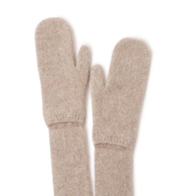 ADAM ET ROPE'「【サステナブル】YAKブレンドタートルニット＆グローブ」|ニット・セーター|