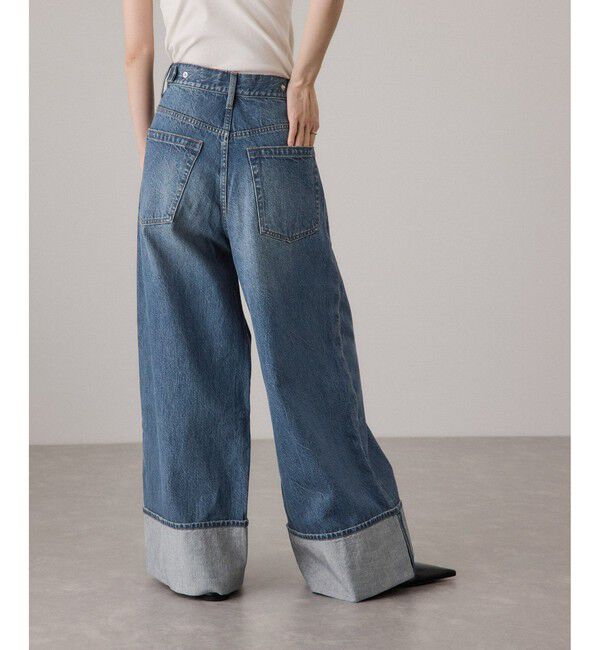 ADAM ET ROPE'「ターンナップアジャストデニム」|デニム|