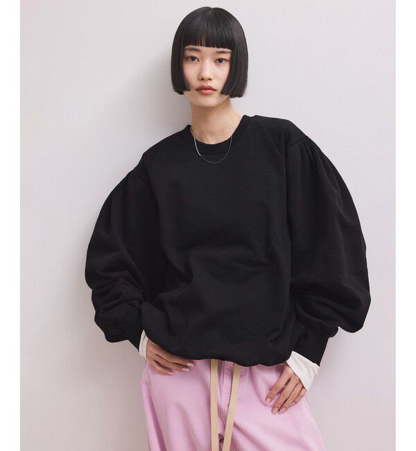 ADAM ET ROPE'「【WEB限定】ボリュームスリーブスウェット」|スウェット・ジャージ|