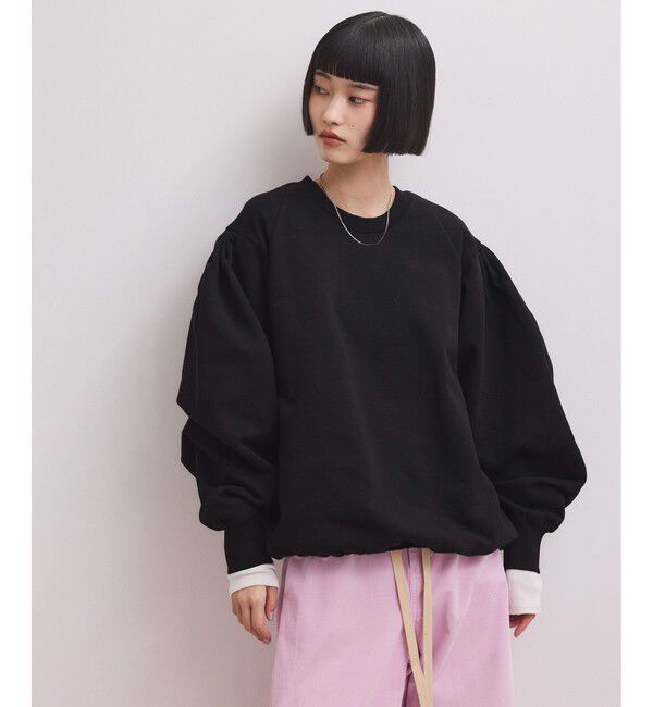 ADAM ET ROPE'「【WEB限定】ボリュームスリーブスウェット」|スウェット・ジャージ|