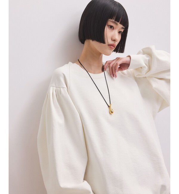 ADAM ET ROPE'「【WEB限定】ボリュームスリーブスウェット」|スウェット・ジャージ|オフホワイト(15)