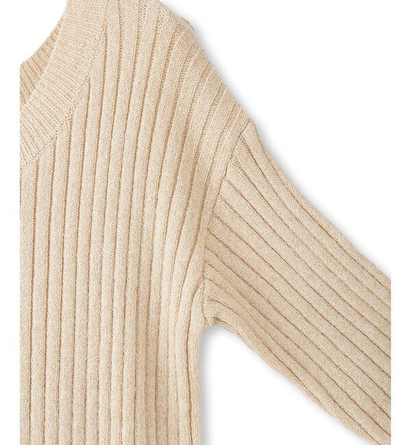 ADAM ET ROPE'「【WEB限定】2WAYフリルリブカーディガン」|カーディガン|