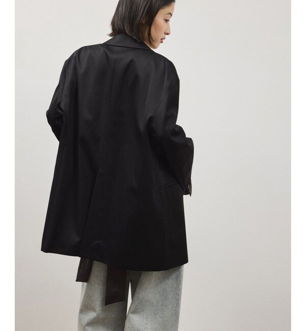ADAM ET ROPE'「シルキーリラックスジャケット」|テーラードジャケット|