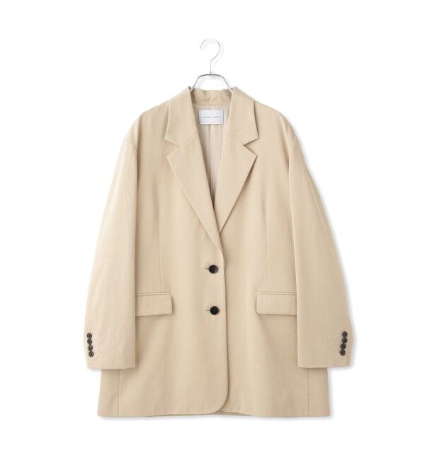 ADAM ET ROPE'「シルキーリラックスジャケット」|テーラードジャケット|