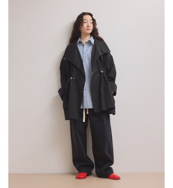 ADAM ET ROPE'「【WEB限定】2タックカーブデニムパンツ」|デニム|