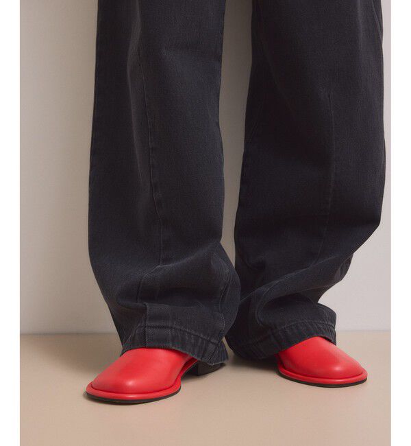 ADAM ET ROPE'「【WEB限定】2タックカーブデニムパンツ」|デニム|