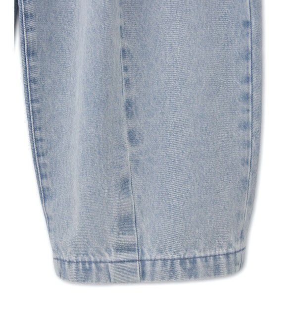 ADAM ET ROPE'「【WEB限定】2タックカーブデニムパンツ」|デニム|