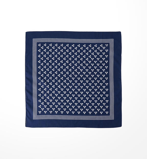 LABOUR AND WAIT「【LABOUR AND WAIT】THREE SPOT HANDKERCHIEF NAVY」|タオル|