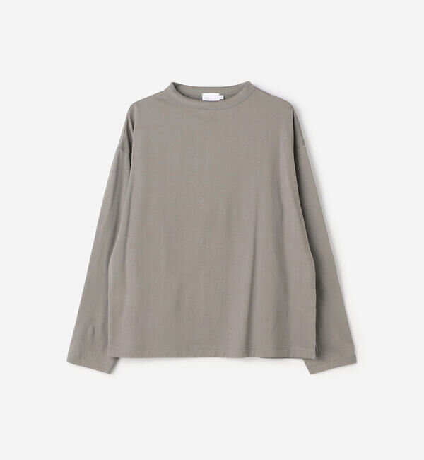 handvaerk「handvaerk | 60/2 ボトルネック長袖Tシャツ WOMEN」|Tシャツ・カットソー|
