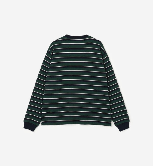  「Gymphlex | ストライプ ワッフルカットソー MEN」|Tシャツ・カットソー|