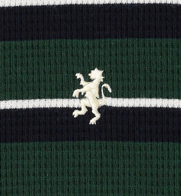  「Gymphlex | ストライプ ワッフルカットソー MEN」|Tシャツ・カットソー|