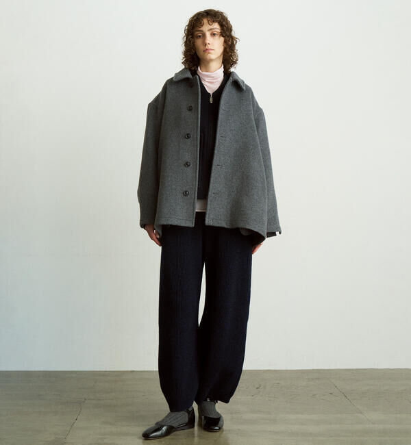 UNFIL「UNFIL | 【LONDON TRADITION&times;UNFIL】ダブルフェイス  オーバーサイズジャケット WOMEN」|テーラードジャケット|