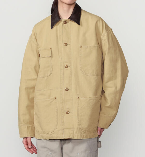  「orSlow | 〈別注〉RELAX FIT DUCK COVERALL WOMEN」|テーラードジャケット|