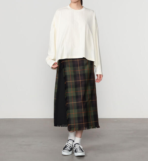  「alvana | コットン ロングスリーブTシャツ WOMEN」|Tシャツ・カットソー|