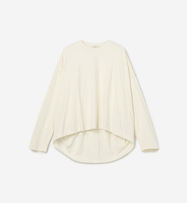  「alvana | コットン ロングスリーブTシャツ WOMEN」|Tシャツ・カットソー|