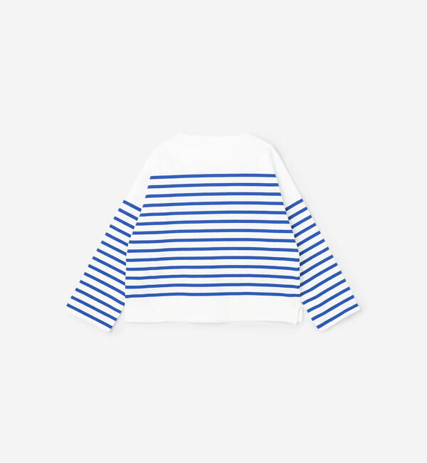 ORCIVAL「ORCIVAL | ラッセル プリント ボートネックワイドバスクTシャツ WOMEN」|Tシャツ・カットソー|