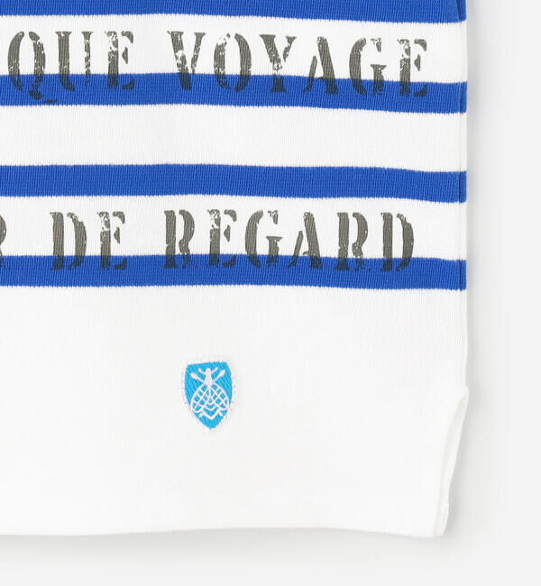 ORCIVAL「ORCIVAL | ラッセル プリント ボートネックワイドバスクTシャツ WOMEN」|Tシャツ・カットソー|