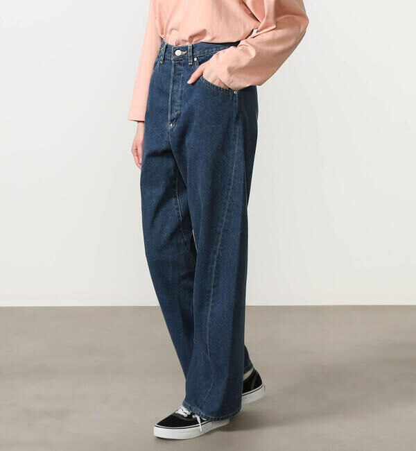  「SOPHIE TALKS ABOUT THE WEATHER | バックシンチ デニムパンツ WOMEN」|デニム|