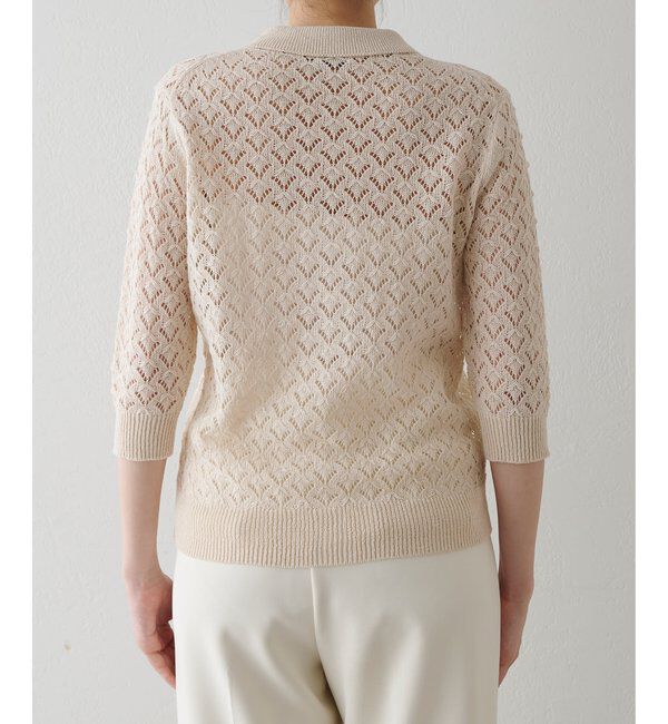 THE PAUSE「【GEMINI】ポロニットプルオーバー」|ニット・セーター|