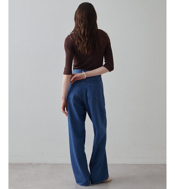 Drawing Numbers「【Drawing Numbers】リブハーフスリーブニット」|ニット・セーター|