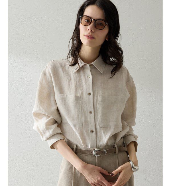  「リネンシャツ」|シャツ・ブラウス|