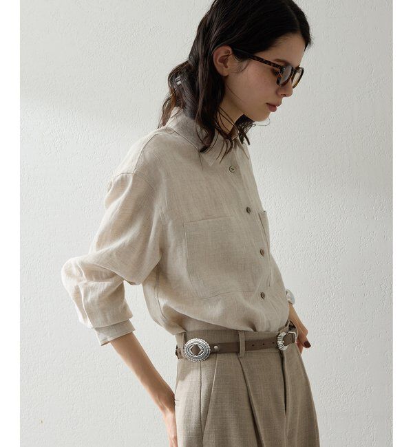  「リネンシャツ」|シャツ・ブラウス|