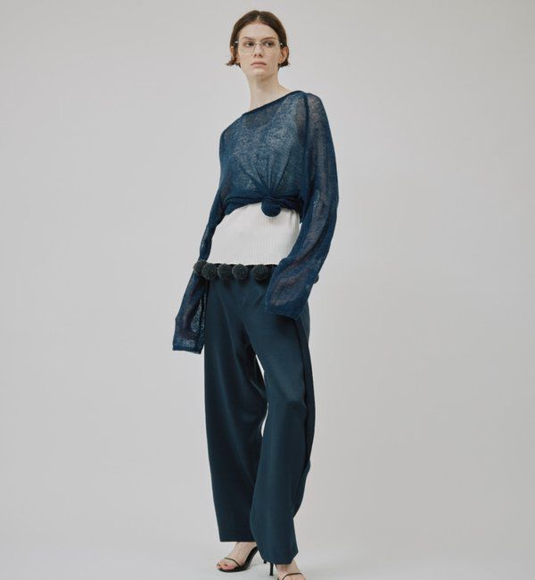  「【CEPIE./セピエ】ポンポンニットタンクトップ」|ニット・セーター|