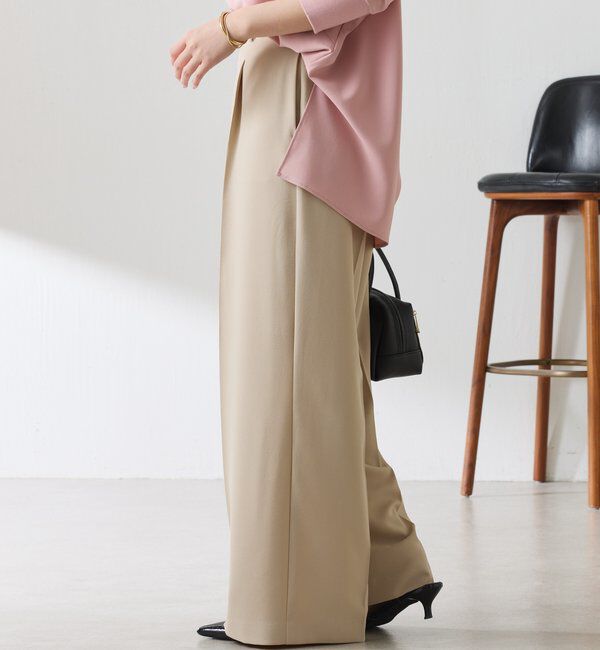  「ジャージワイドパンツ」|チノ|