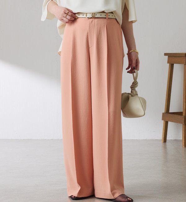  「ジャージワイドパンツ」|チノ|