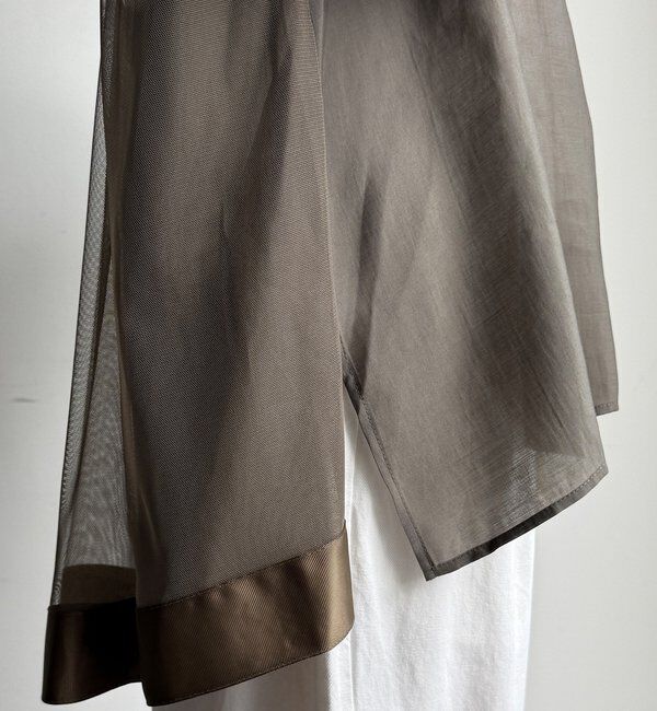  「【WEB限定】バックチュールブラウス」|シャツ・ブラウス|