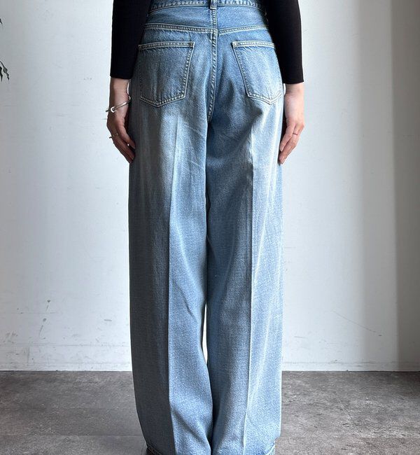  「ダメージワイドデニム」|デニム|