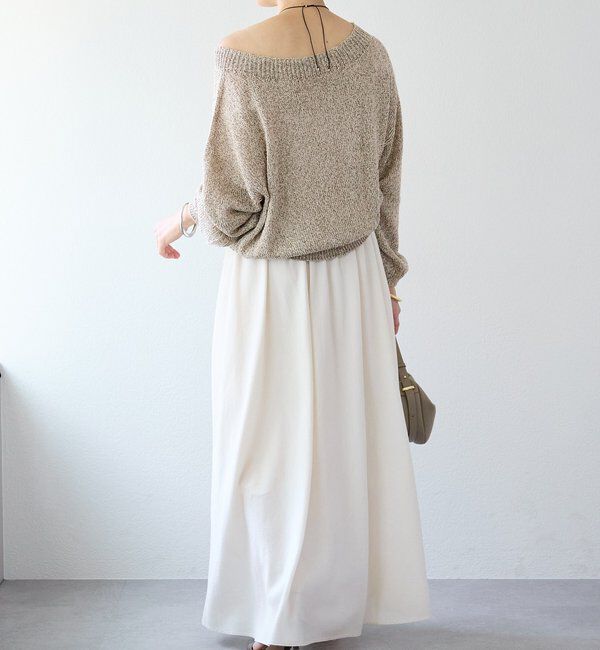  「予約【セットアップ可/上品な落ち感】ガーメントダイフレアバイアススカート」|スカート|