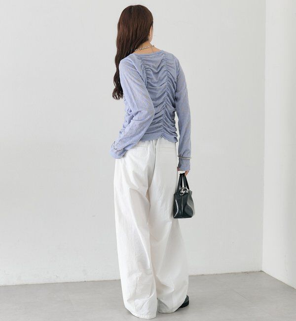  「シャーリングレースカーディガン」|Tシャツ・カットソー|