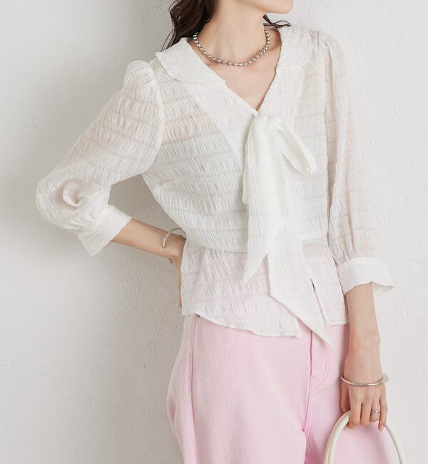  「マルチリボンブラウス」|シャツ・ブラウス|