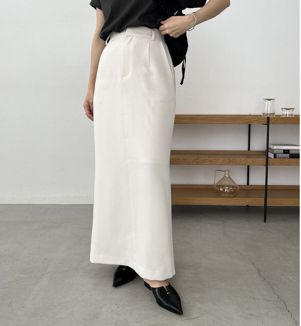  「【お気に入り累計2万超え/全骨格◎/低身長サイズ】マキシIラインスカート」|スカート|