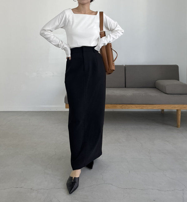  「【お気に入り累計2万超え/全骨格◎/低身長サイズ】マキシIラインスカート」|スカート|