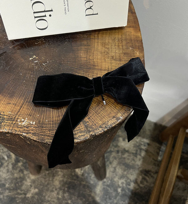  「〈GOLDY/ゴールディ〉ベロアリボンヘアカフ」|リング|